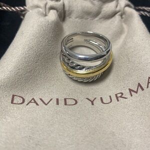David yurman Sterling Silver and Gold-Tone Multi-Band Women’s Ring